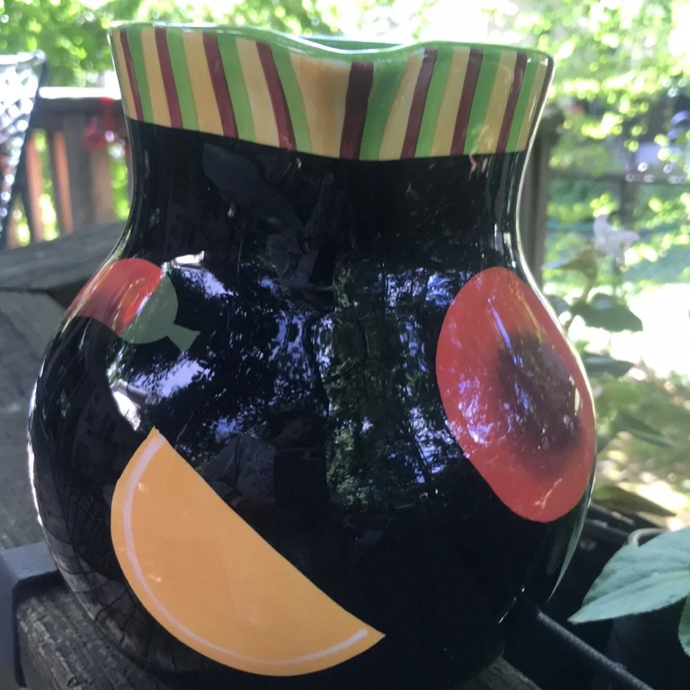 Crate & Barrel Ceramic Pitcher